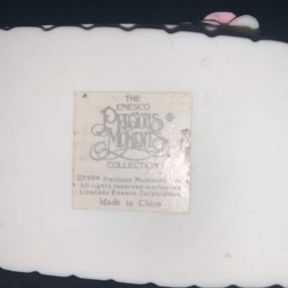 👙Vintage The Enesco Precious Moments Collection Wedding Picture Frame 1994 - Picture 8 of 10
